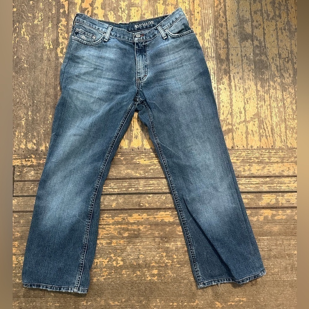 Da’mage Jeans men waist:17”x36” length (top of jeans to bottom) inside leg  27”